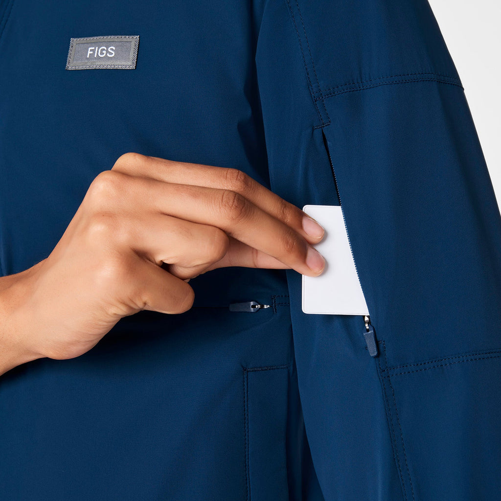 FIGS x Team USA Float Bomber Jacket™ - Team USA Blue