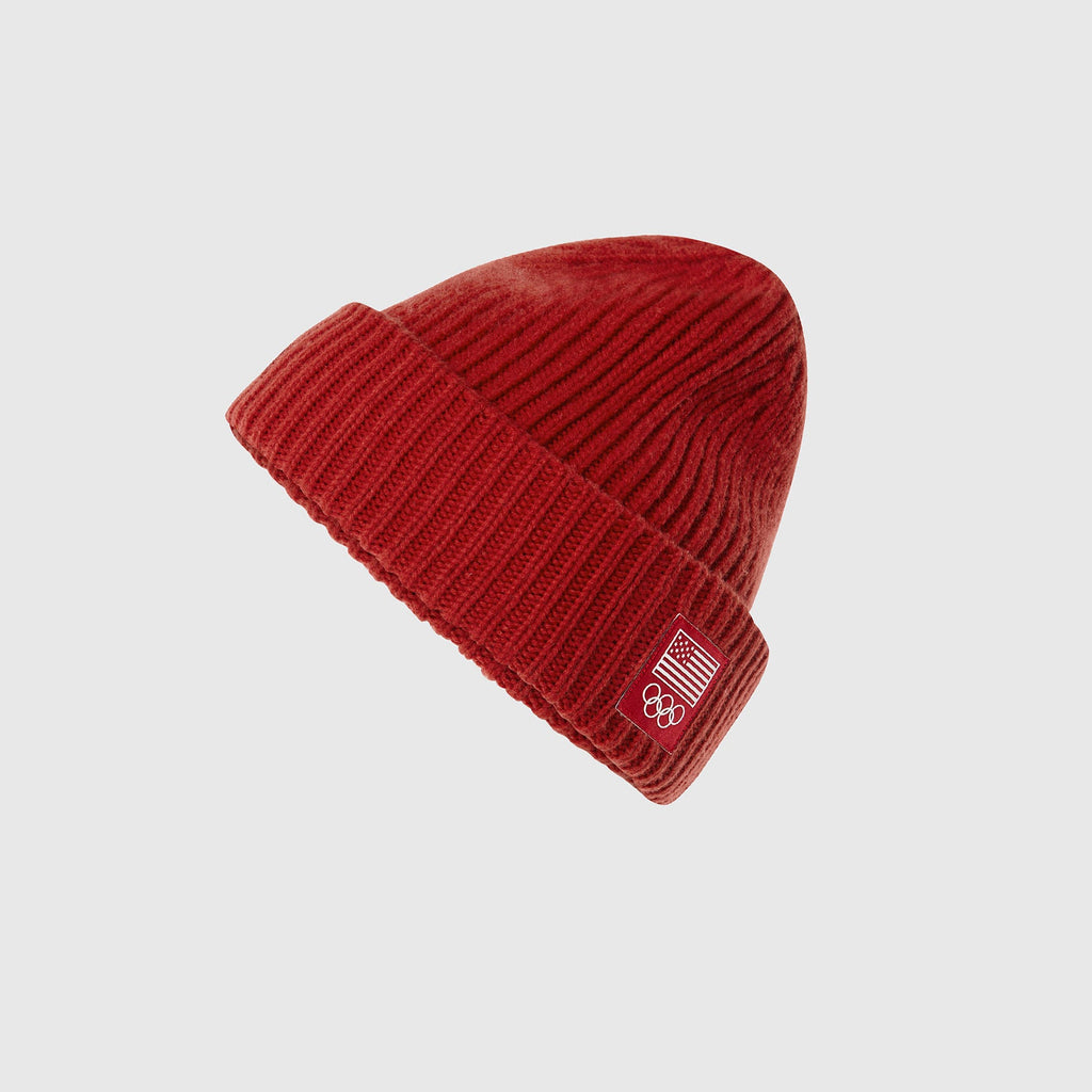 FIGS x Team USA Knit Beanie - Team USA Red
