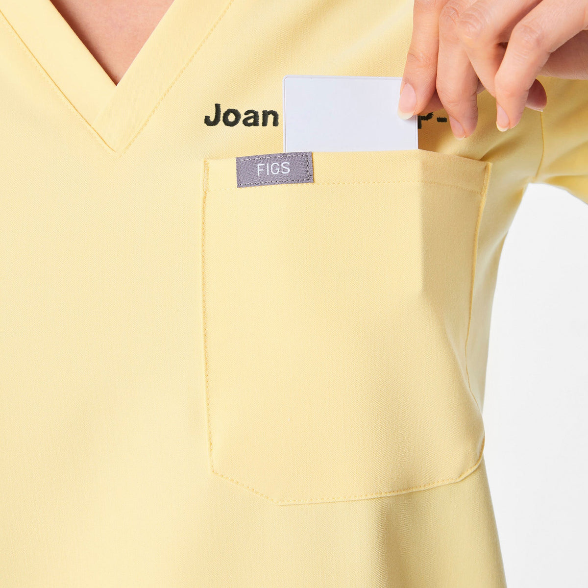 Catarina Scrub Top™ - Butter Yellow