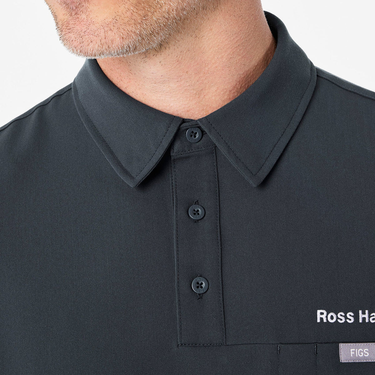 Eugene Polo Scrub Top - Dark Harbor