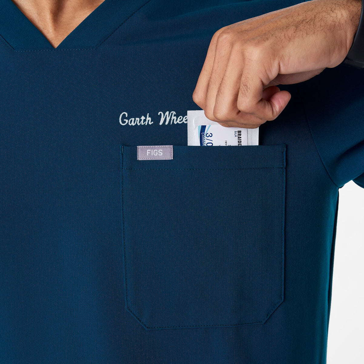 Chisec Scrub Top™ - Deep Reef