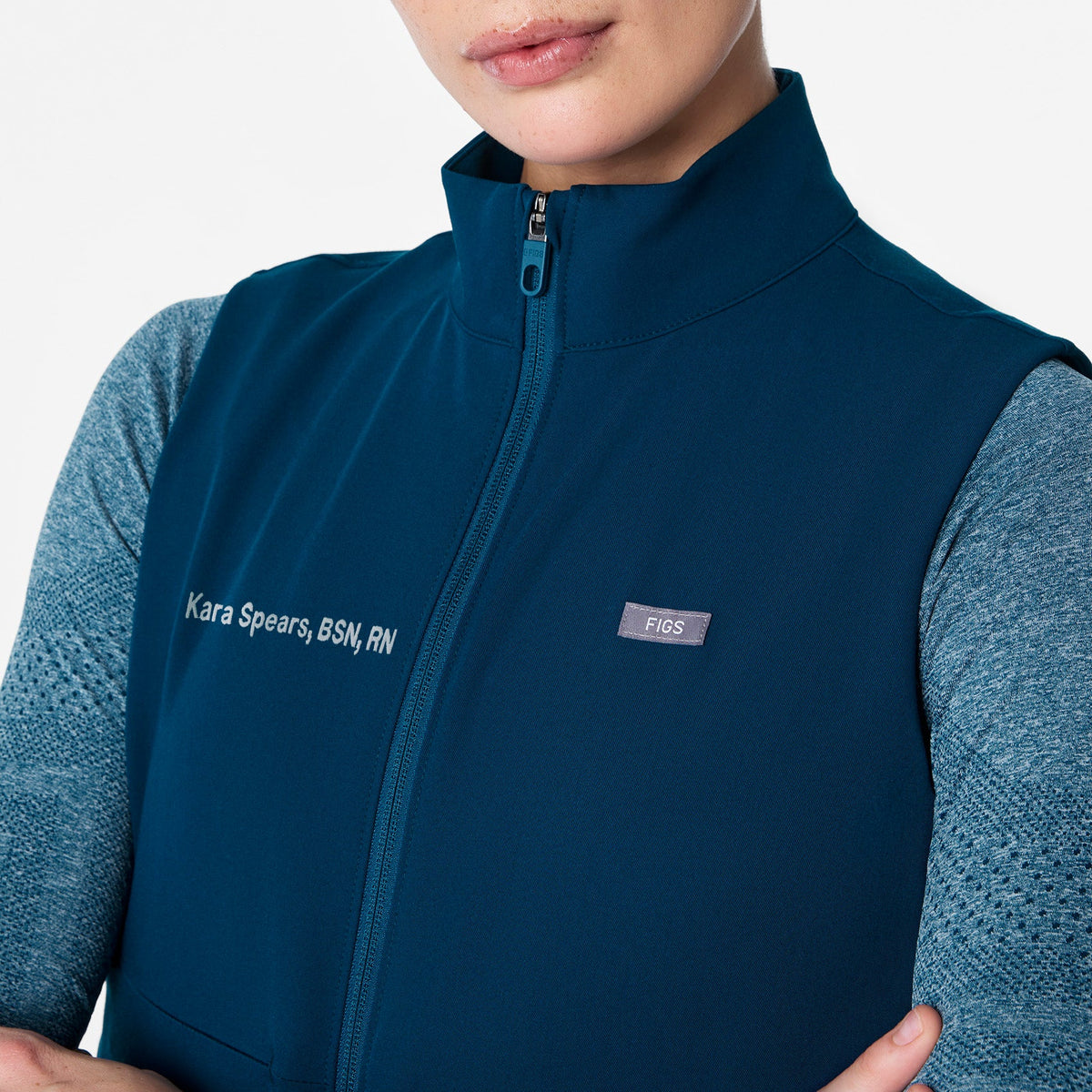 Sydney Scrub Vest - Deep Reef