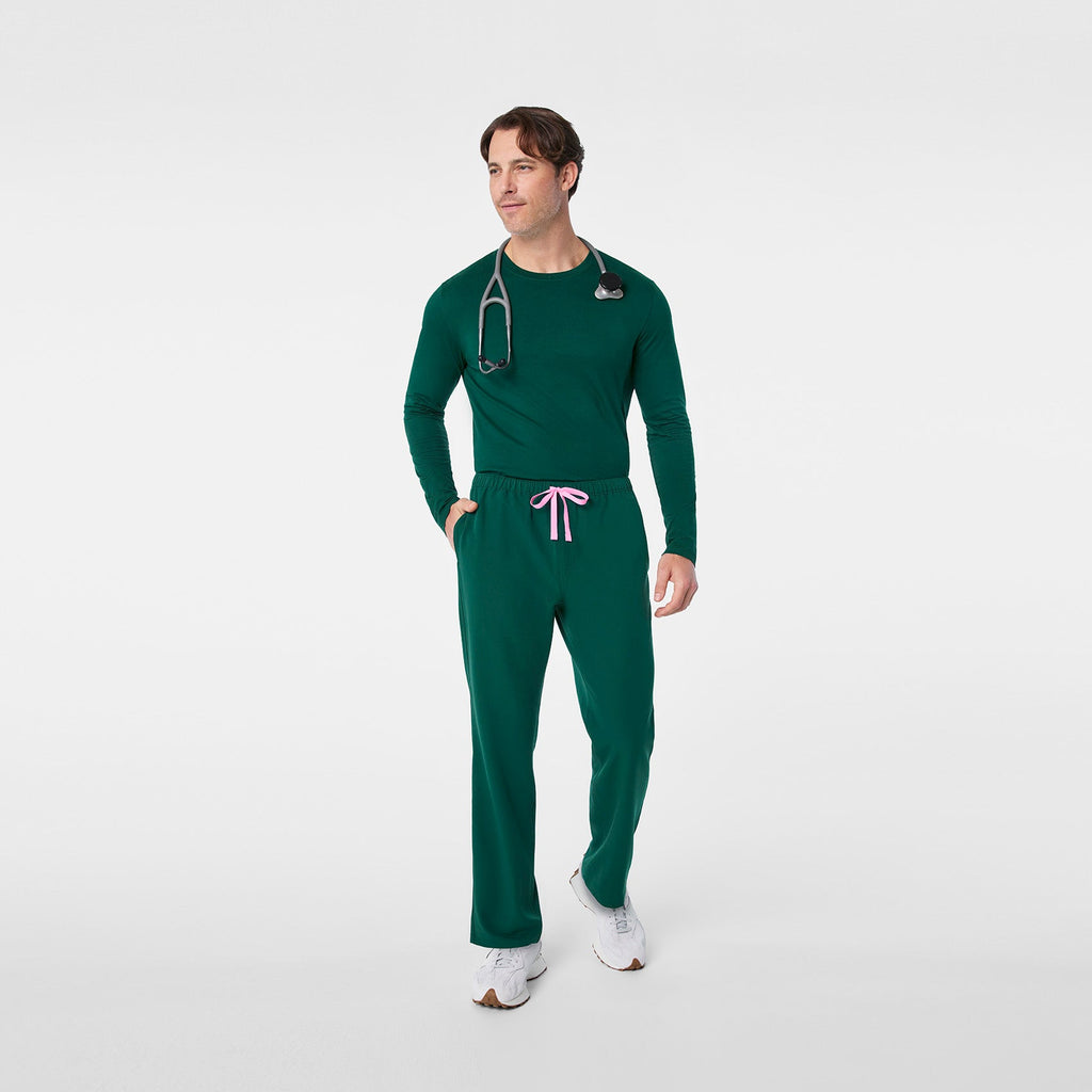Supersoft Long-Sleeve Underscrub - Forest Green