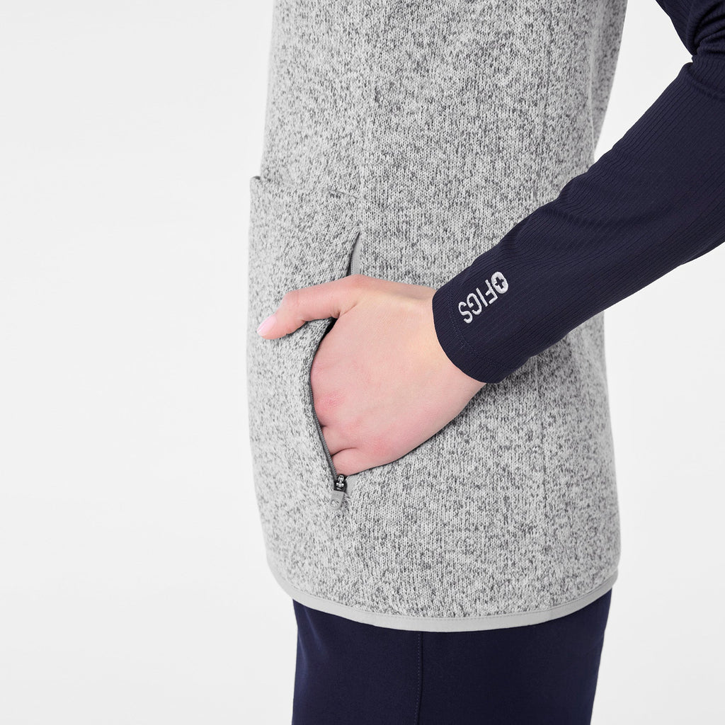 On-Shift Sweater Knit Vest™ - Heather Light Grey