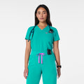 Catarina Scrub Top™ - Lagoon