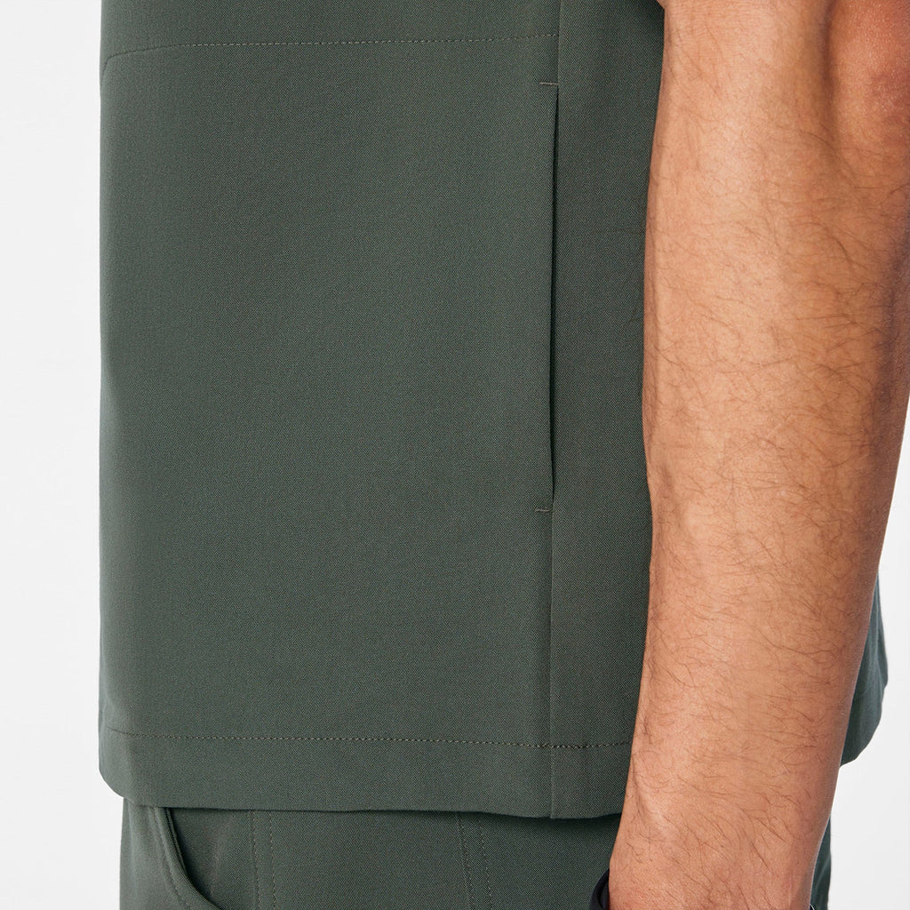 Eugene Polo Scrub Top - Moss