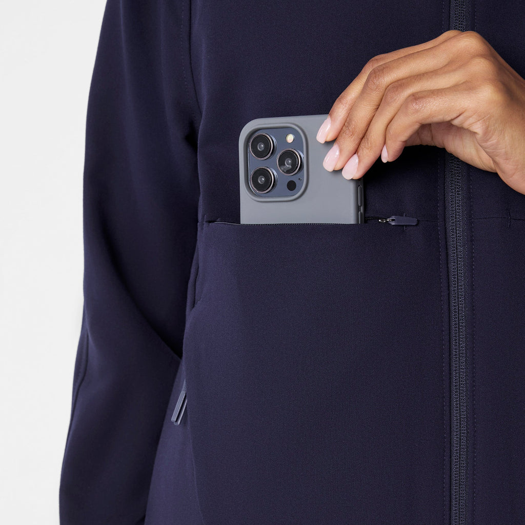 Sydney Scrub Jacket - Navy