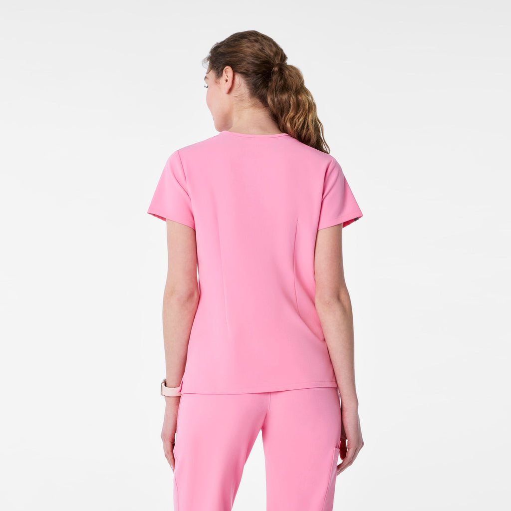 Casma Scrub Top™ - Sunrise Pink