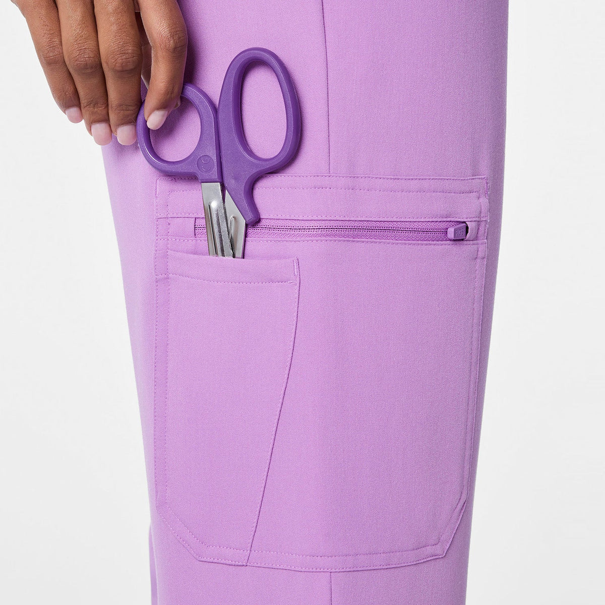 Uman High-Rise Jogger Scrub Pant - Wild Iris