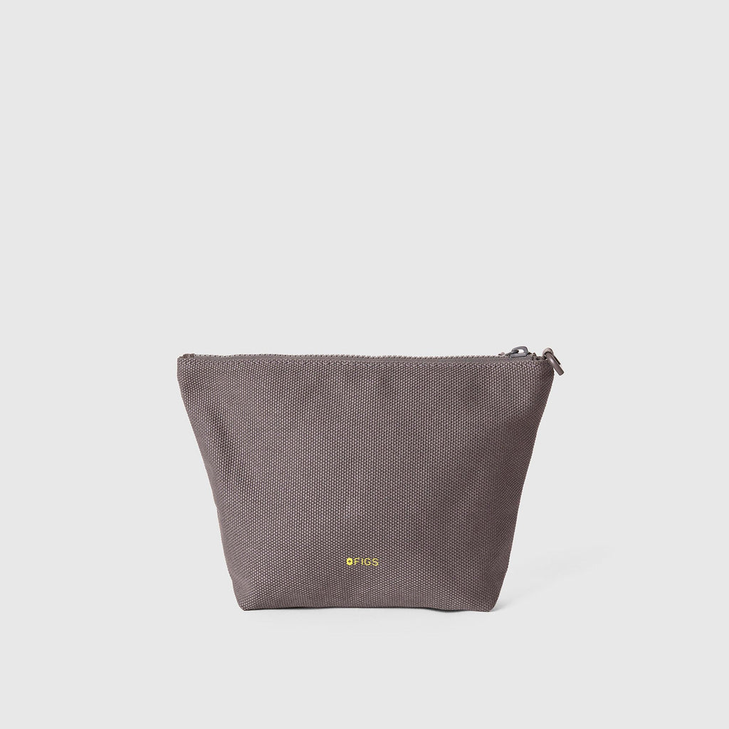 FIGS Canvas Pouch - Dark Grey