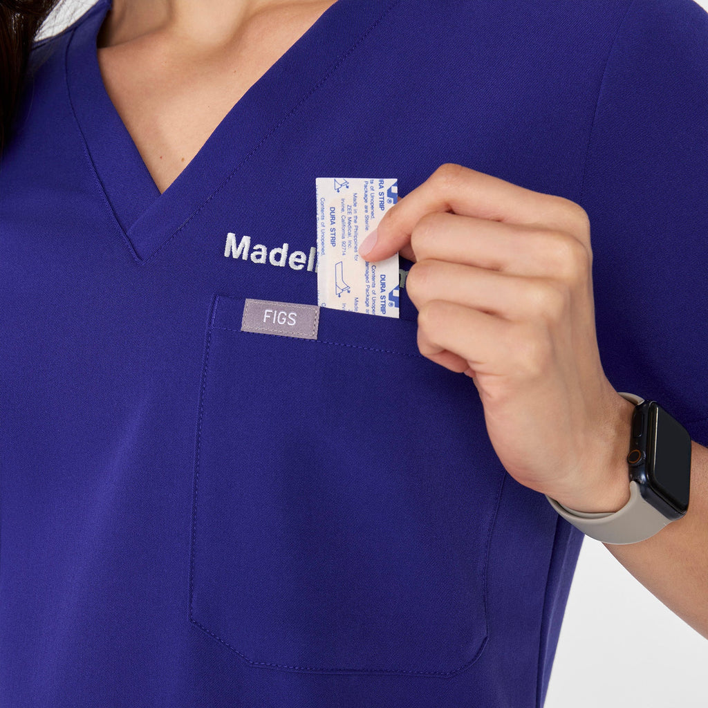 Catarina Scrub Top™ - Deep Royal Blue