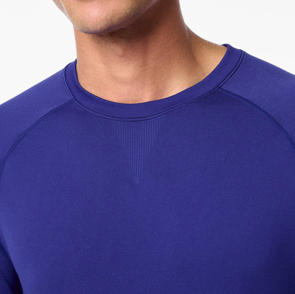Makato Seamless Long-Sleeve Underscrub - Deep Royal Blue