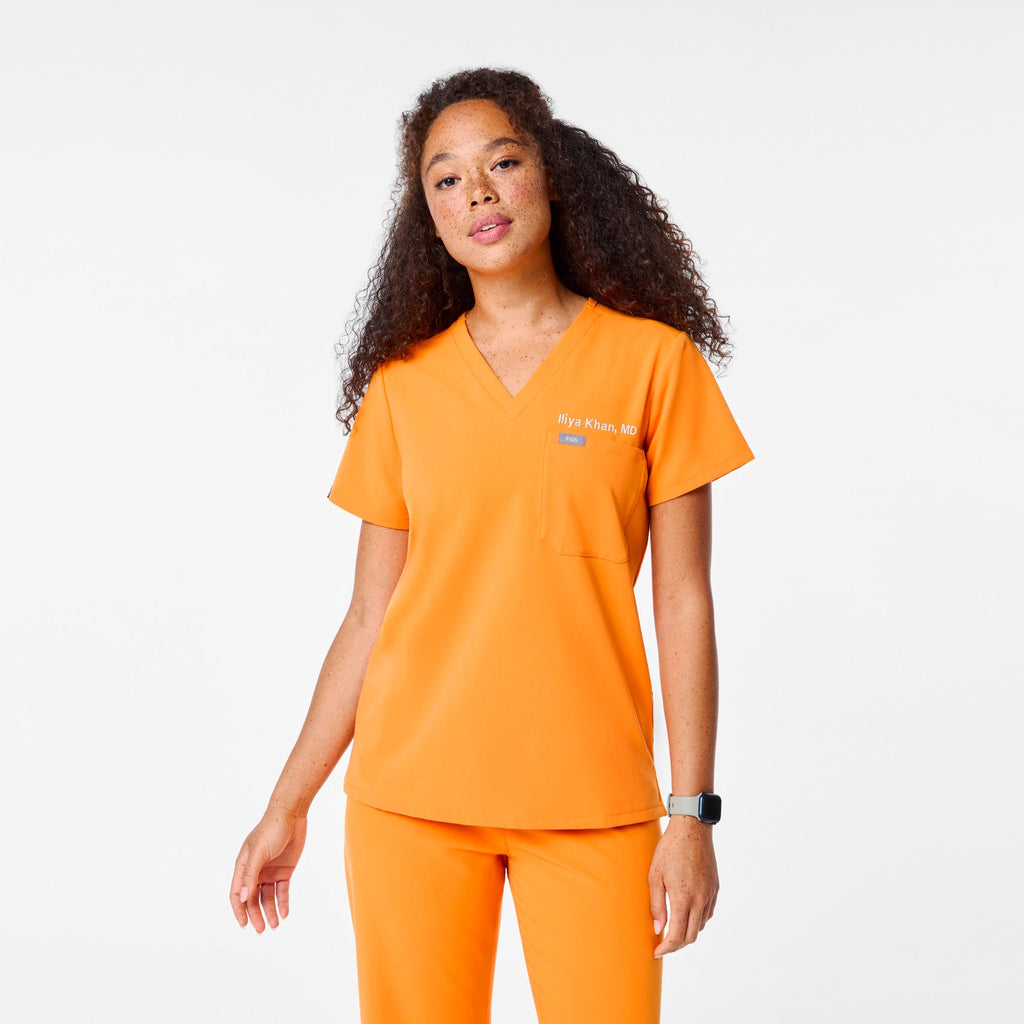 Catarina Scrub Top™ - Creamsicle