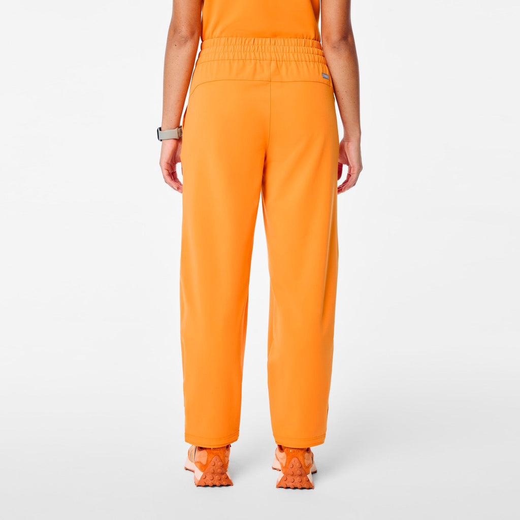 Giuliana High-Rise Barrel-Leg Scrub Pant - Creamsicle