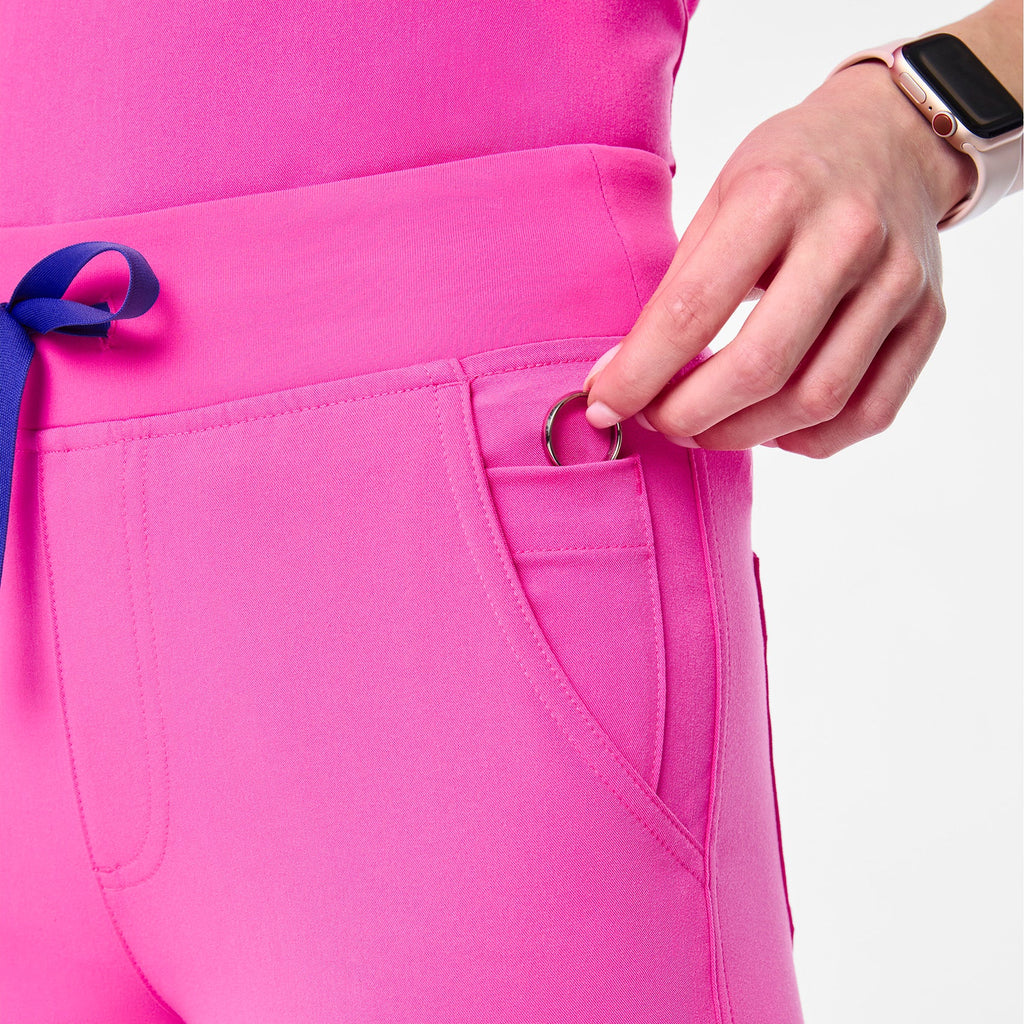 Yola High-Rise Slim Scrub Pant™ - Rapid Response Pink