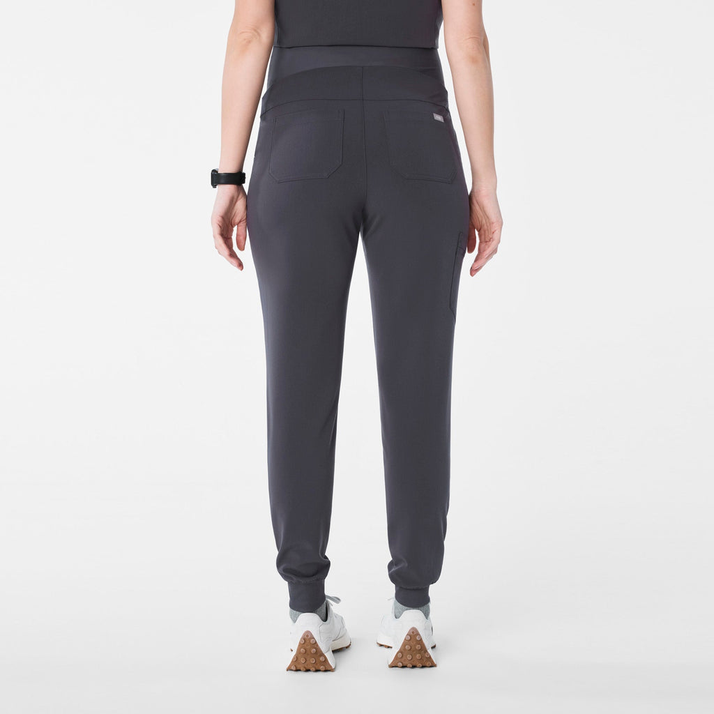 Zamora Maternity Jogger Scrub Pant - Charcoal