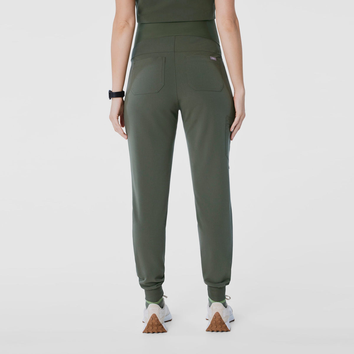 Zamora Maternity Jogger Scrub Pant - Moss
