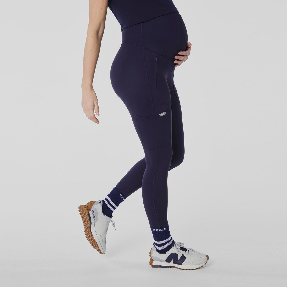 Ashland Maternity ScrubLegging™ - Navy