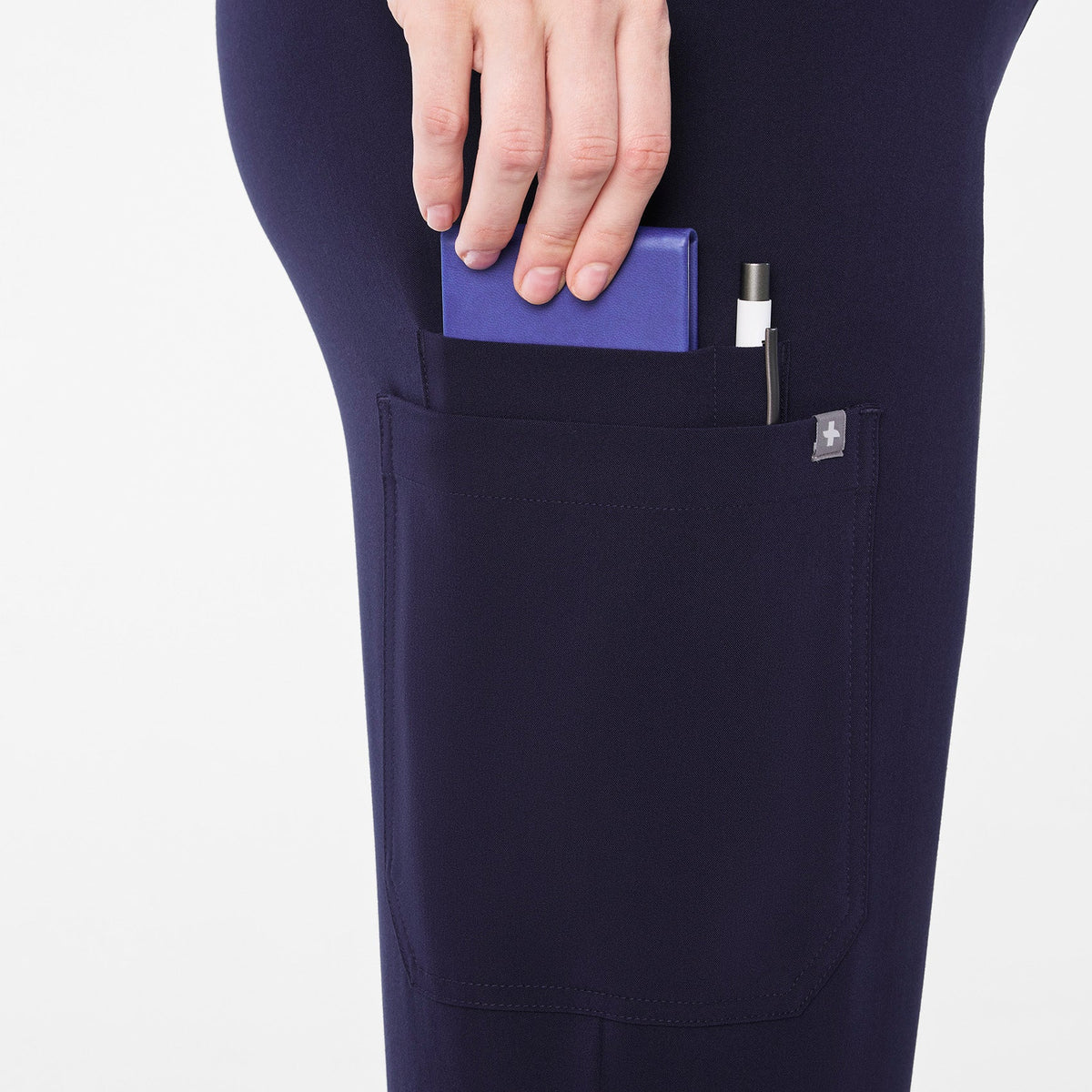 Kade Maternity Straight-Leg Scrub Pant - Navy