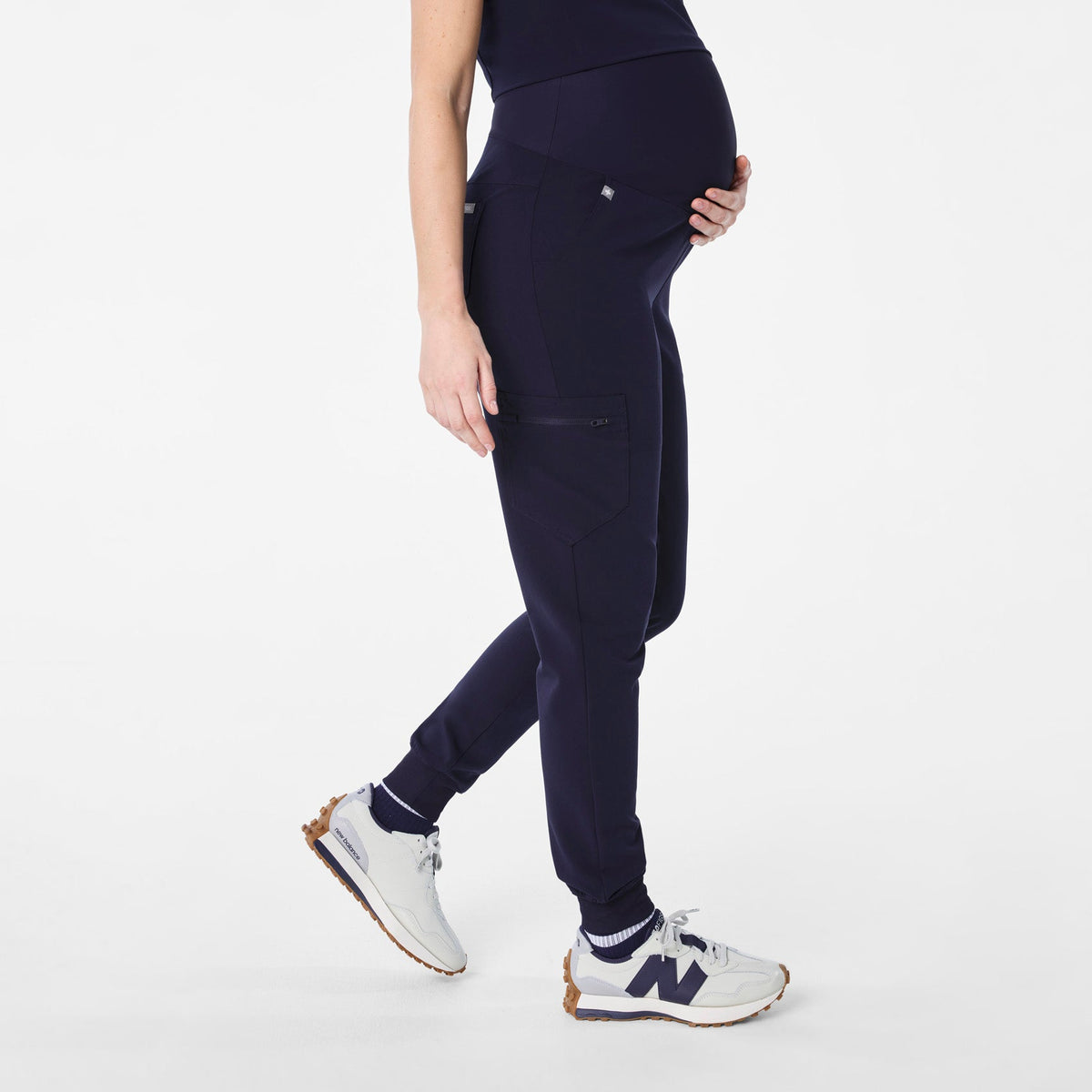Zamora Maternity Jogger Scrub Pant - Navy