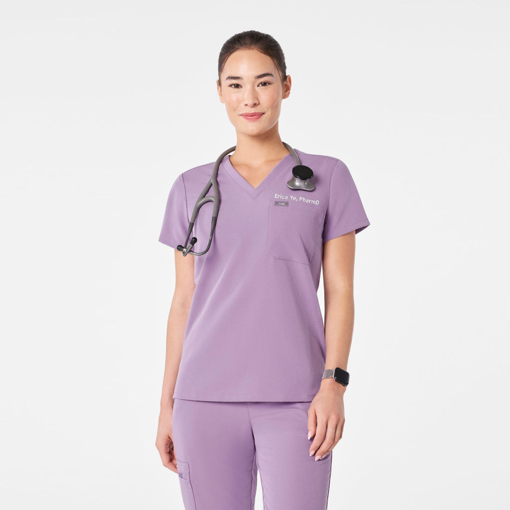 Catarina Scrub Top™ - Purple Haze