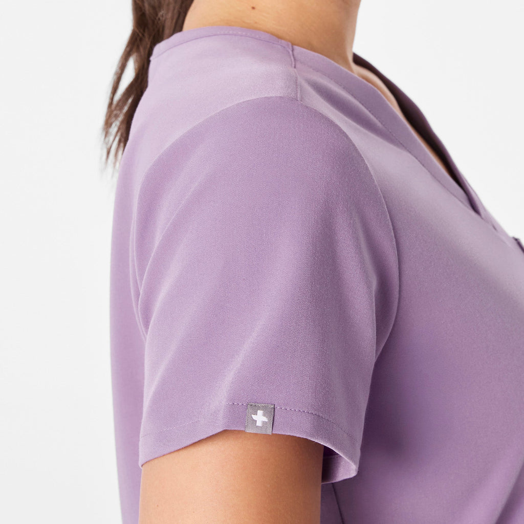 Catarina Scrub Top™ - Purple Haze