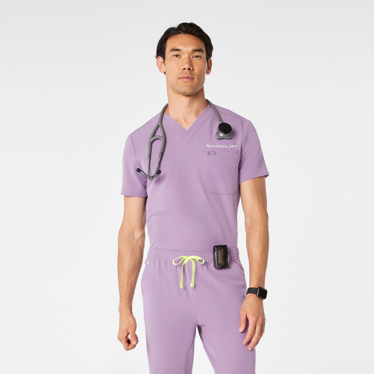 Leon Scrub Top™ - Purple Haze