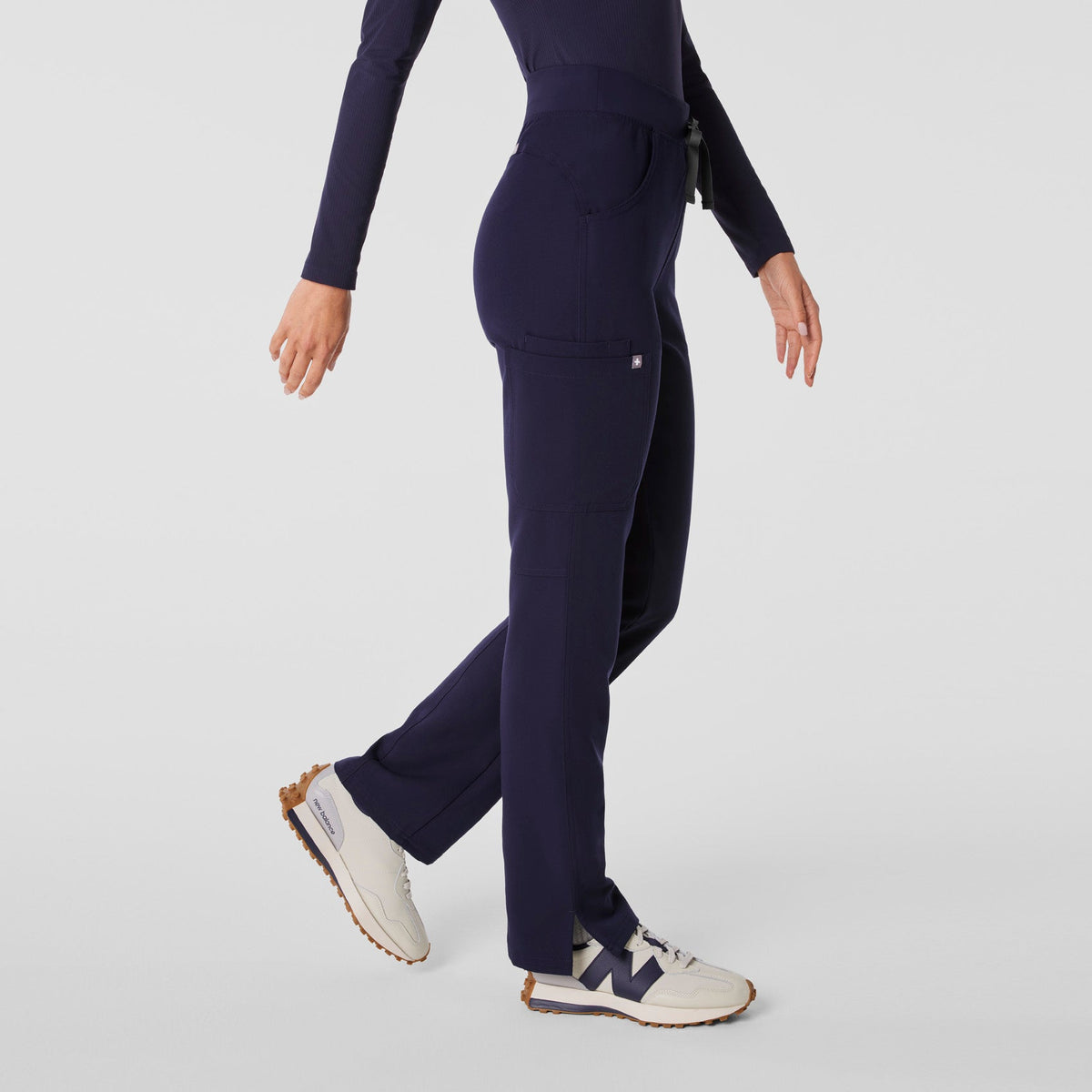 Kade High-Rise Straight-Leg Scrub Pant™ - Navy
