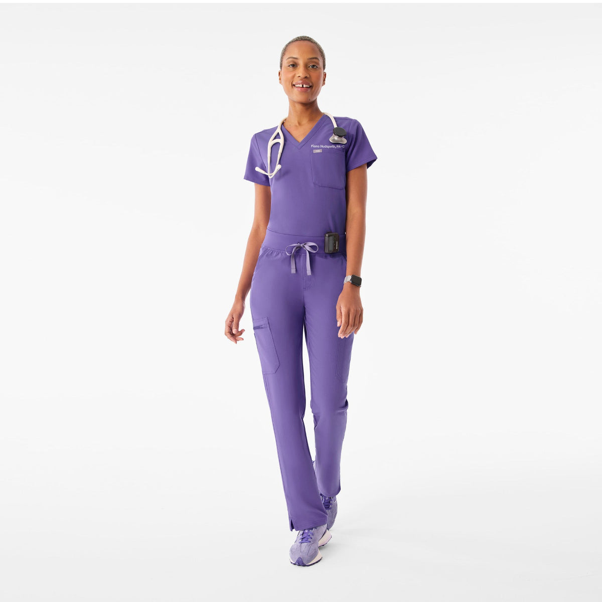 Yola High-Rise Slim Scrub Pant™ - Amethyst
