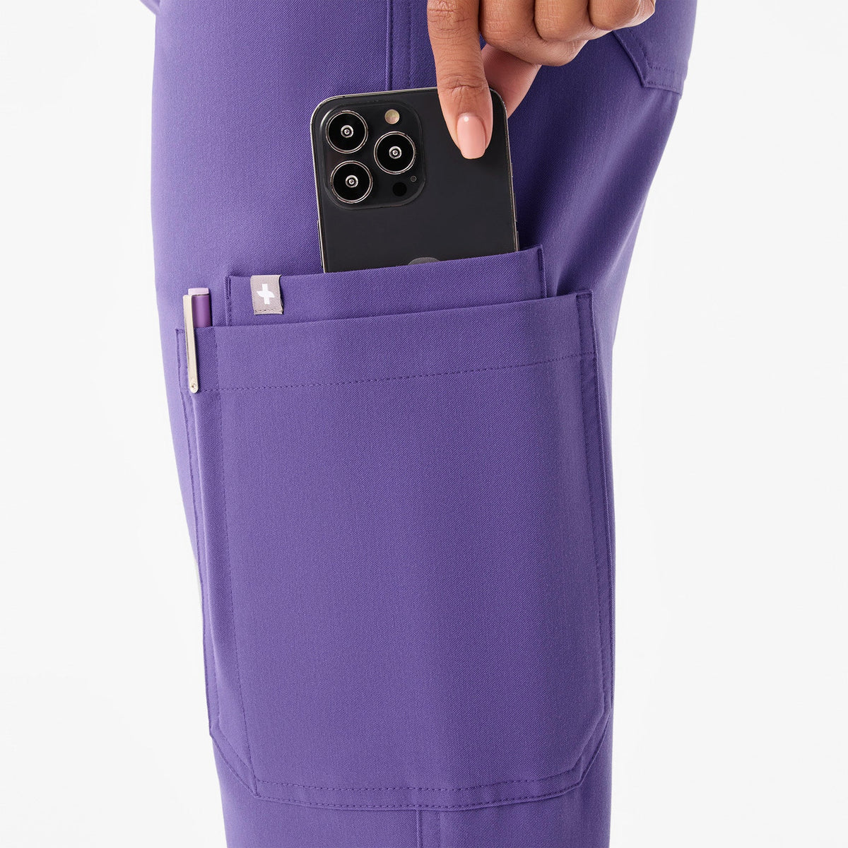 Yola High-Rise Slim Scrub Pant™ - Amethyst