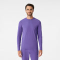 Thomas Ribbed Long-Sleeve Underscrub - Amethyst