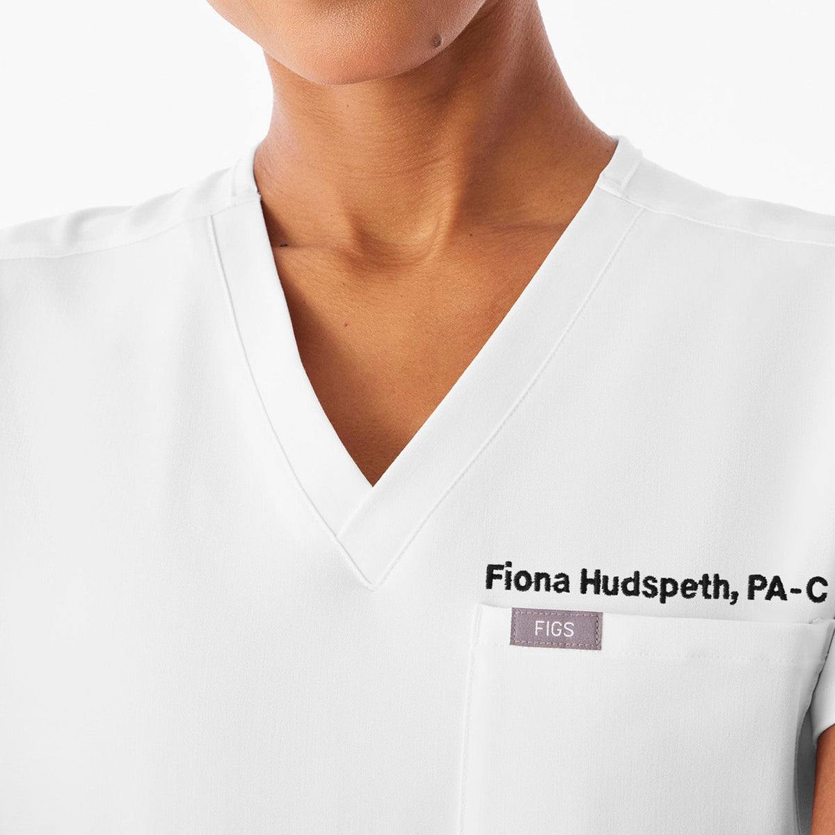 Catarina Scrub Top™ - Optic White