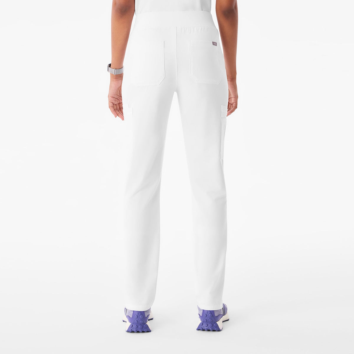 Yola High-Rise Slim Scrub Pant™ - Optic White