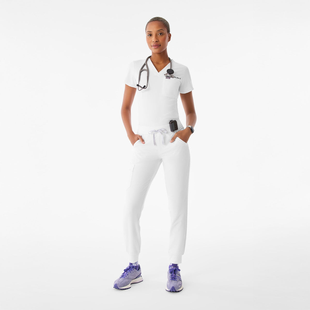 Zamora Jogger Scrub Pant™ - Optic White