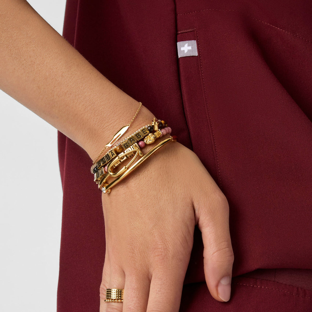 10 Blade Bracelet - Gold