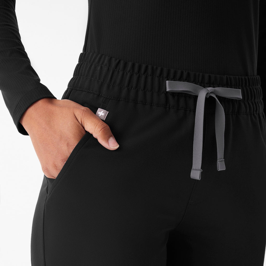 Zamora Ruched Jogger Scrub Pant™ - Black