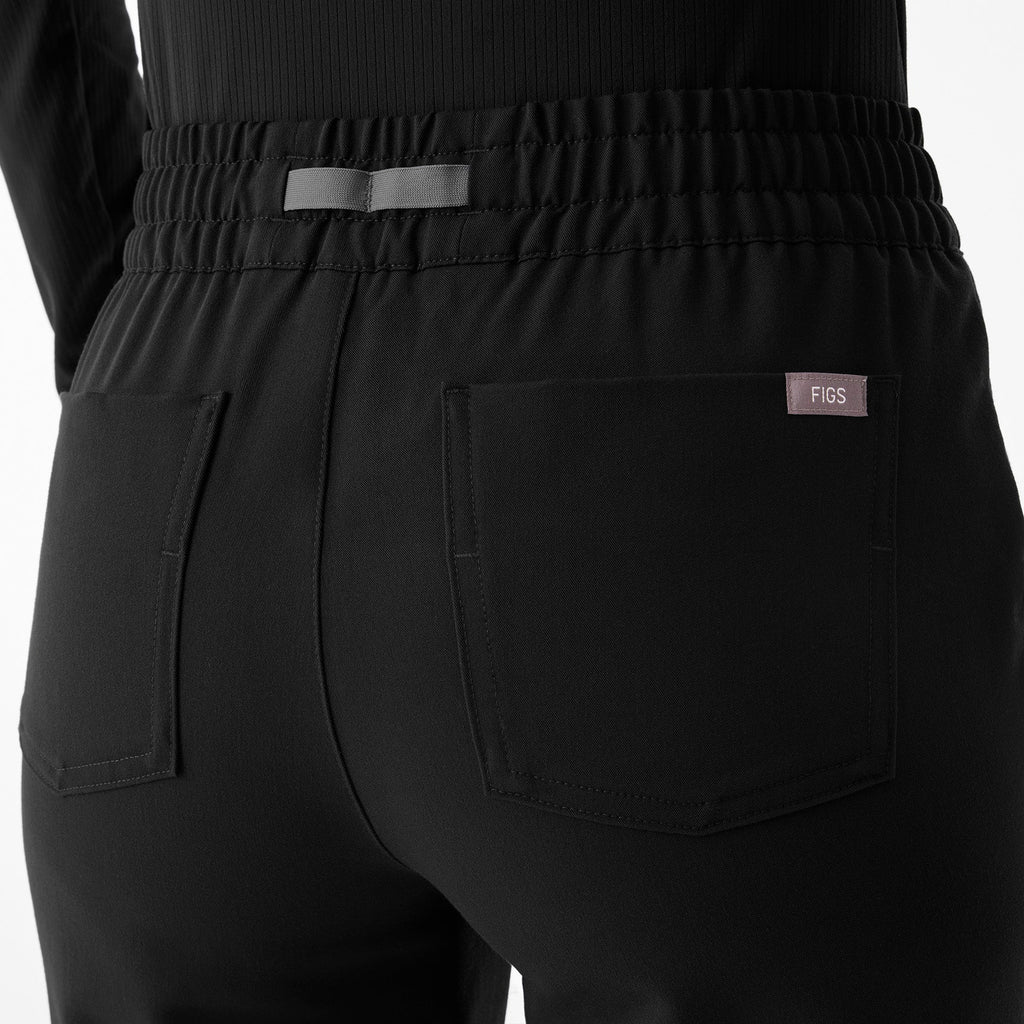 Zamora Ruched Jogger Scrub Pant™ - Black