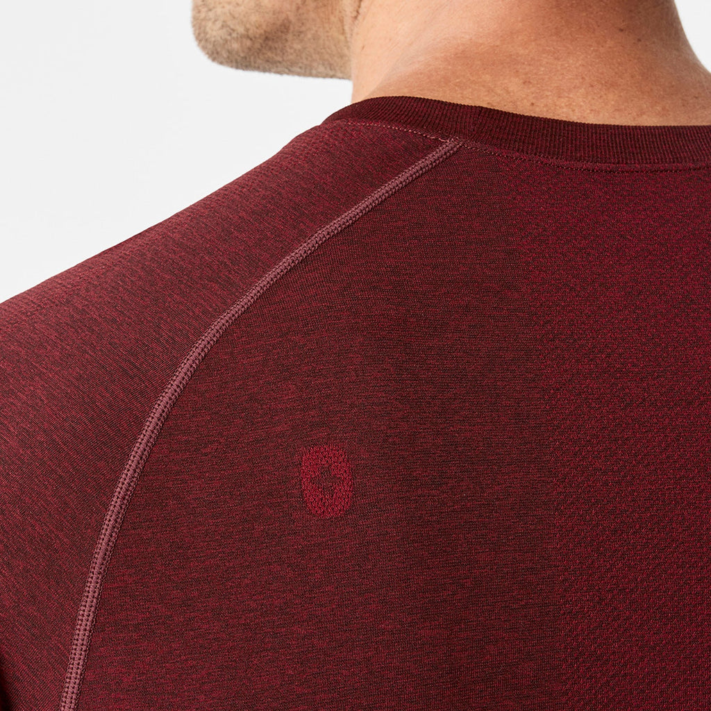 Makato Seamless Long-Sleeve Underscrub - Burgundy