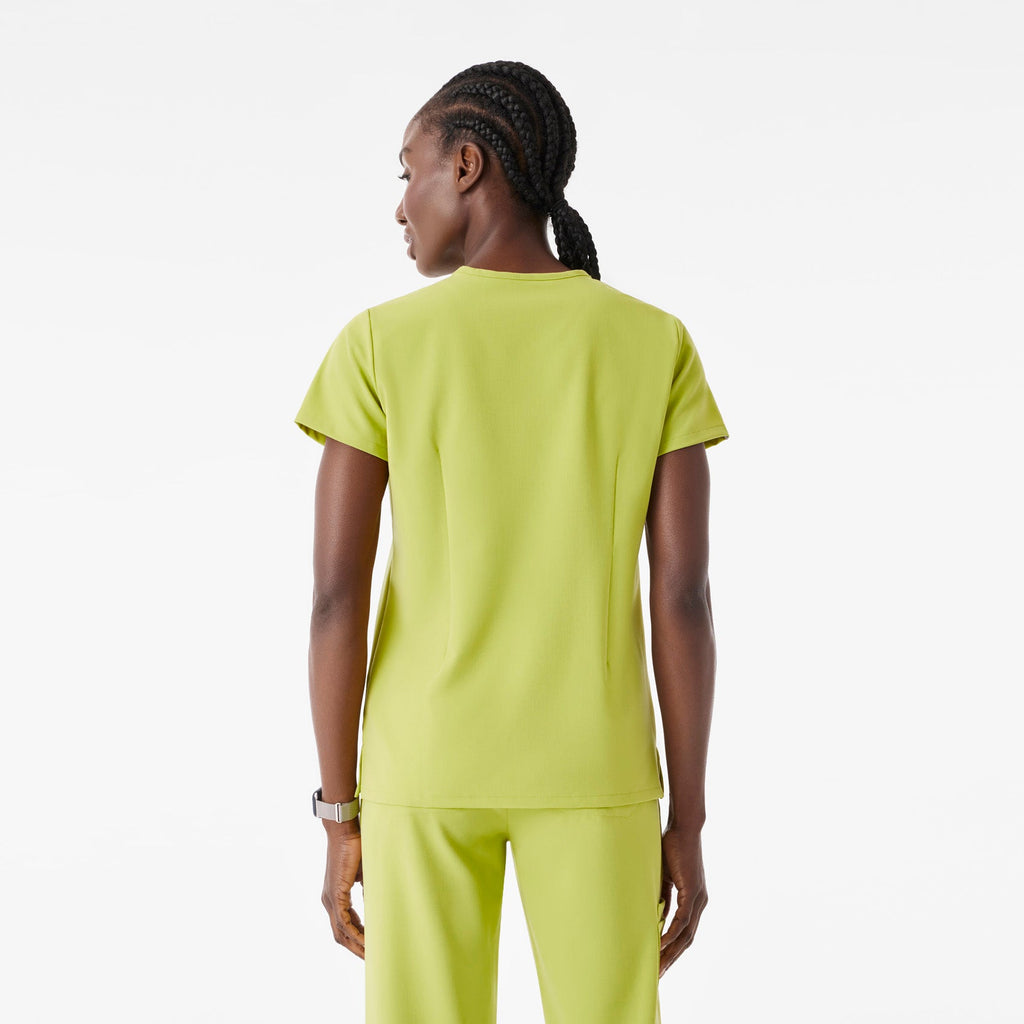 Catarina Scrub Top™ - Celery