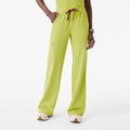 Isabel High-Rise Wide-Leg Scrub Pant - Celery