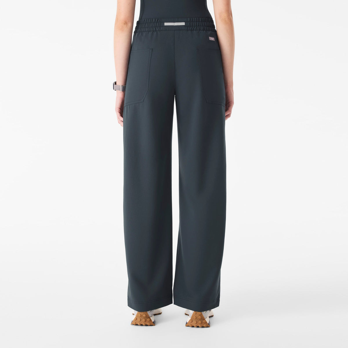 Roslyn Wide-Leg Scrub Pant - Dark Harbor