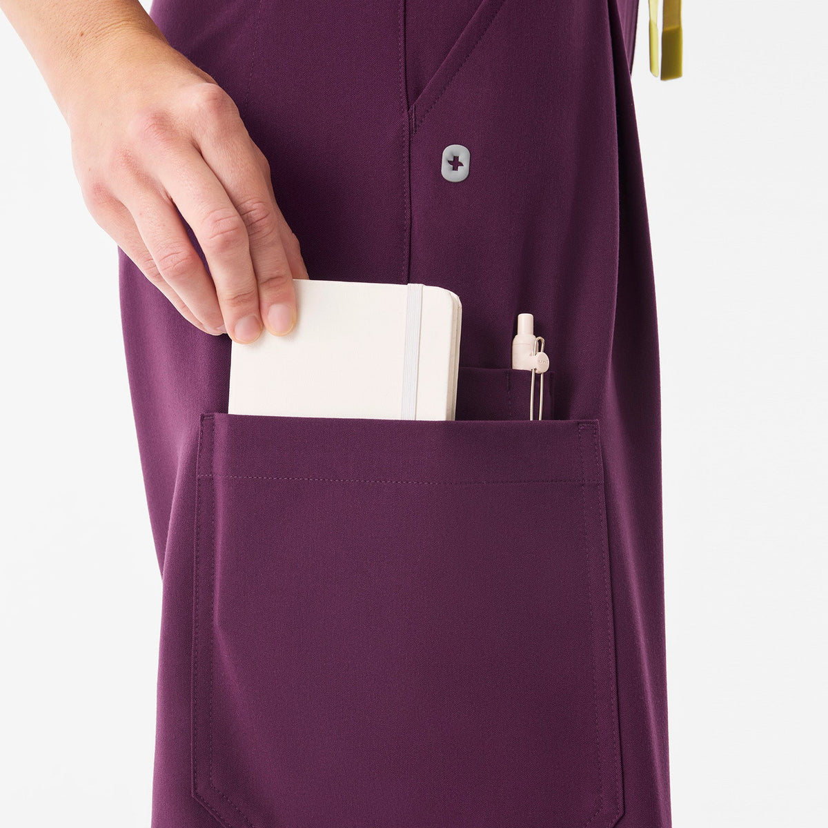Shelby Ultra-High-Rise Wide-Leg Scrub Pant - Deep Purple