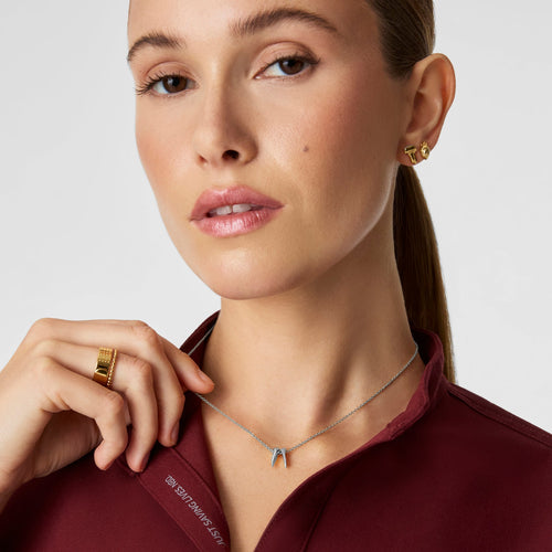 2025 Graduation Year Necklace - Silver