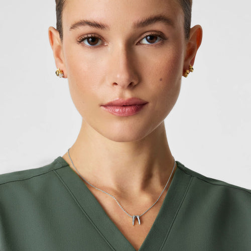 2027 Graduation Year Necklace - Silver