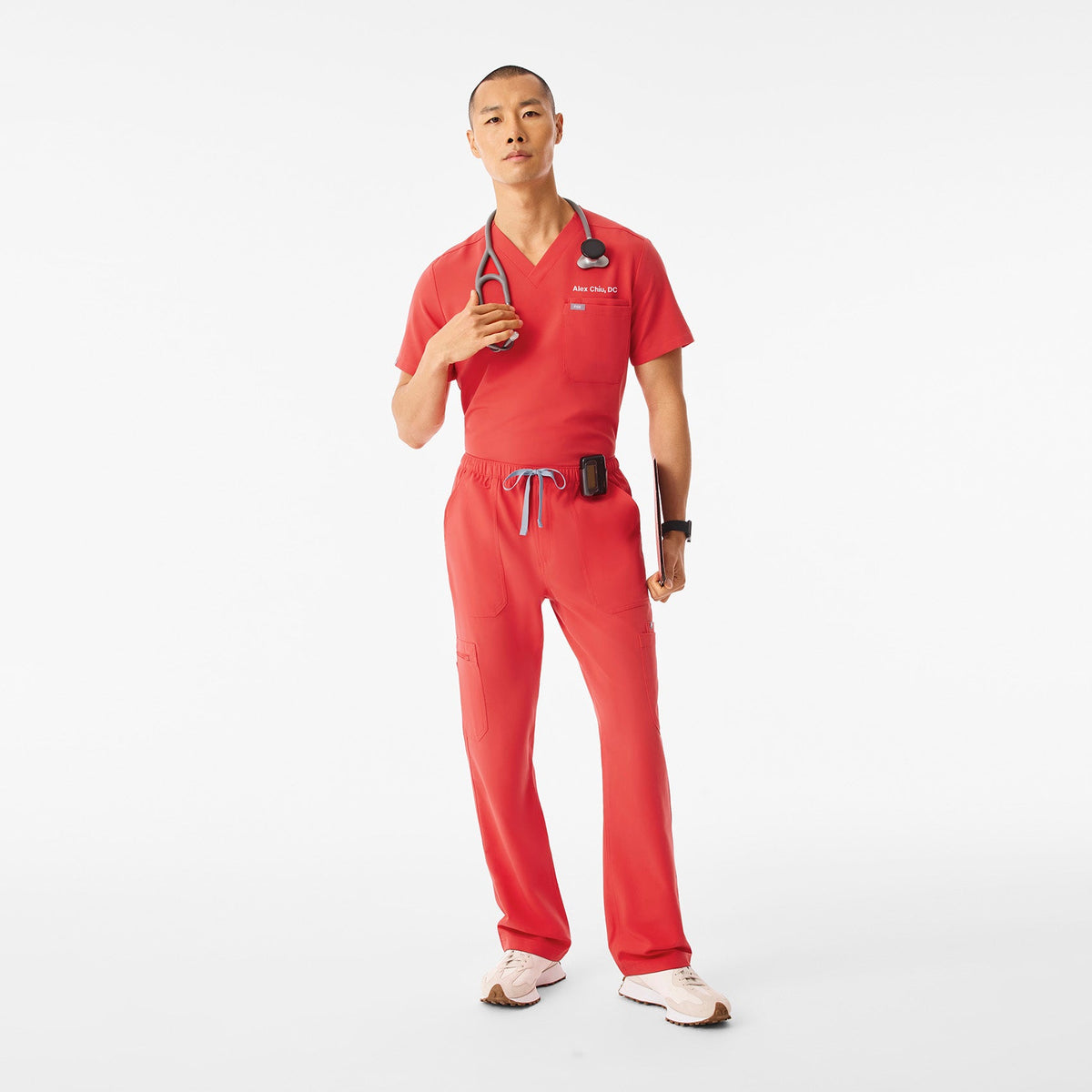 Cairo Straight-Leg Scrub Pant™ - Hibiscus