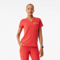 Catarina Scrub Top™ - Hibiscus