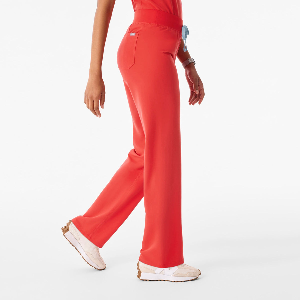 Livingston High-Rise Straight-Leg Scrub Pant™ - Hibiscus