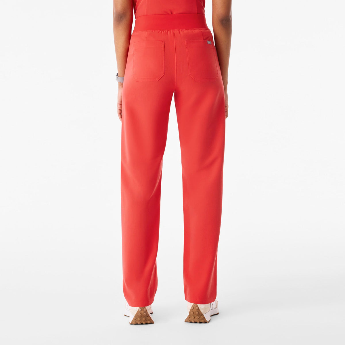 Livingston High-Rise Straight-Leg Scrub Pant™ - Hibiscus