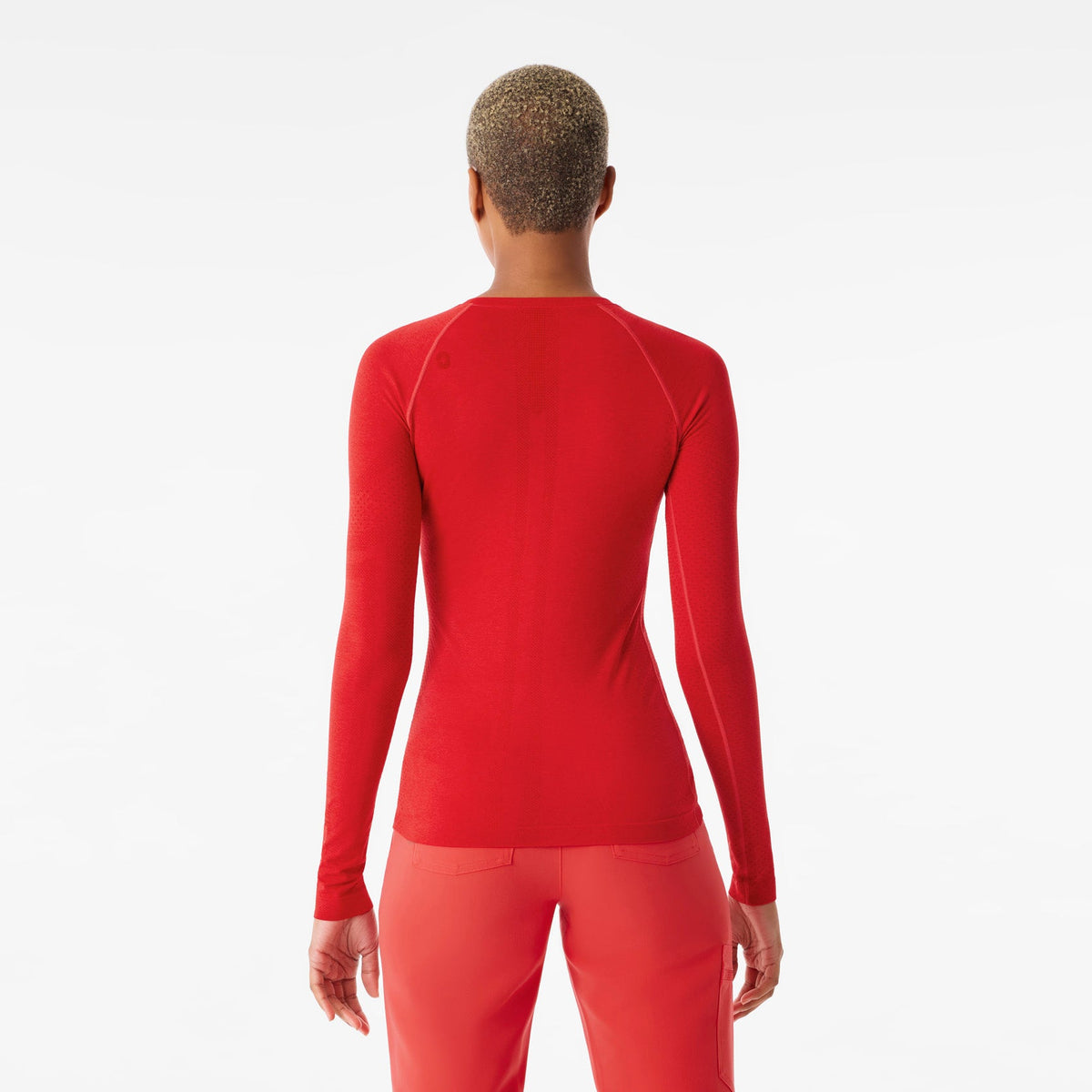 Salta Seamless Long-Sleeve Underscrub - Hibiscus