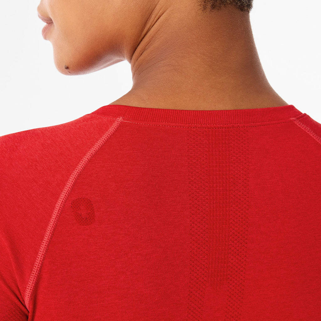 Salta Seamless Long-Sleeve Underscrub - Hibiscus